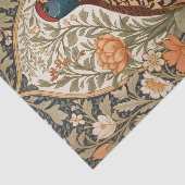 Papier Mousseline Pheasant Vintage Floral William Morris Inspired  (Détail)