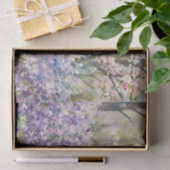 Papier Mousseline Phlox Violet de Printemps et Faon (Cadeau)