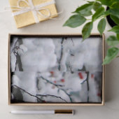 Papier Mousseline Photo Cardinal Arbre à Neige (Cadeau)