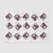 Papier Mousseline Photo Couleur Correspondant Neige & Étoiles | Anim (Recto)