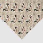 Papier Mousseline Photo de canard de Mallard (Détail)