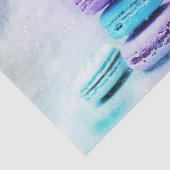 Papier Mousseline Photo de macarons colorés et délicieux (Détail)