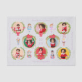 Papier Mousseline Photo de Noël du Motif Nutcracker (Recto)