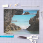 Papier Mousseline Photo de Tropical Island Coast & Sea (Artisanat)