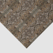 Papier Mousseline Photo d'écorce d'arbre rustique motif diamant sud- (Détail)