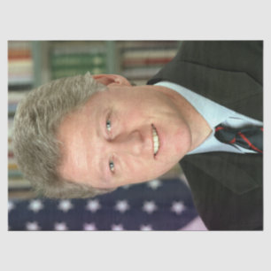 Papier Mousseline Photo du président Bill Clinton à la Maison Blanch