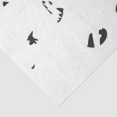 Papier Mousseline photo en noir et blanc d'un troupeau d'oiseaux (Détail)