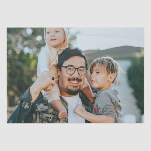 Papier Mousseline Photo personnalisée (Recto)