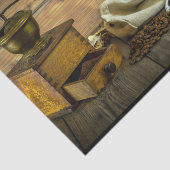 Papier Mousseline Photo rustique de broyeur de café (Détail)