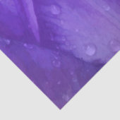 Papier Mousseline Photographie élégante pourpre de tulipe (Détail)