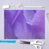 Papier Mousseline Photographie élégante pourpre de tulipe (Artisanat)