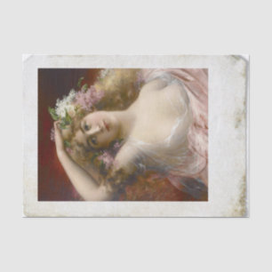 Papier Mousseline Photographie en relief de la dame victorienne