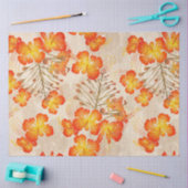 Papier Mousseline Photographie hawaïenne Ohai Alii v2 motif (Artisanat)