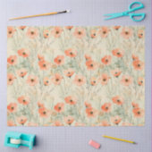 Papier Mousseline Photos d'aquarelle printanière Motif Decoupage (Artisanat)