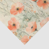 Papier Mousseline Photos d'aquarelle printanière Motif Decoupage (Détail)