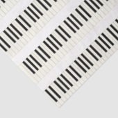 Papier Mousseline Piano Clavier Graphique Découpage Tissu Papier (Détail)