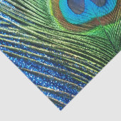 Papier Mousseline Pic bleu brillant (Détail)