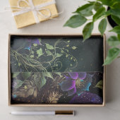 Papier Mousseline Pic et découpage florale (Cadeau)