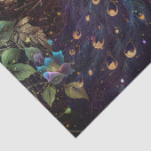 Papier Mousseline Pic et découpage florale (Détail)