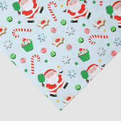 Papier Mousseline Pickball Noël Vacances Tissu Papier (Détail)