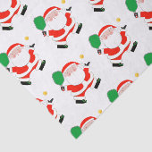 Papier Mousseline Pickball Noël Vacances Tissu Papier (Détail)