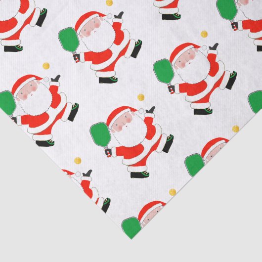 Papier Mousseline Pickball Noël Vacances Tissu Papier (Détail)