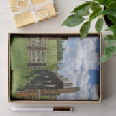 Papier Mousseline Picket clôture partiellement enfermant une petite  (Cadeau)