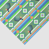 Papier Mousseline Pickleball Été, Pickleball Fête à thème (Détail)