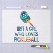 Papier Mousseline Pickleball femmes arc-en-ciel (Artisanat)