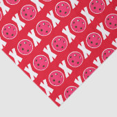 Papier Mousseline Pickleball Lover Valentine XOXO Pickleballs (Détail)