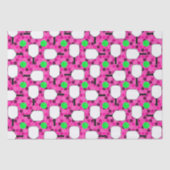 Papier Mousseline Pickleball Paddle - Magenta Honeycomb Hexagons (Recto)