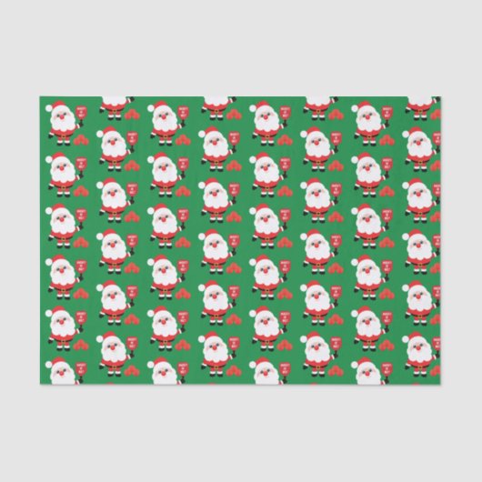 Papier Mousseline Pickleball 🎅 papier SantaTissue (Recto)