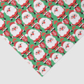 Papier Mousseline Pickleball Père Noël (Détail)