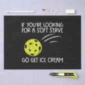 Papier Mousseline Pickleball Soft Sert Obtenir Crème Glace Pickle Ba (Artisanat)