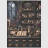 Papier Mousseline Pièce de potions de l'apothicairerie découpée (Recto)