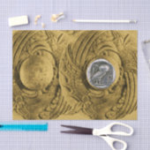 Papier Mousseline PIÈCE Grecque D'Argent OWL ANTIQUE (Artisanat)