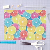 Papier Mousseline Pièces de fruits d'agrumes pop art (Artisanat)