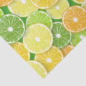 Papier Mousseline Pièces de fruits d'agrumes pop art 3 (Détail)