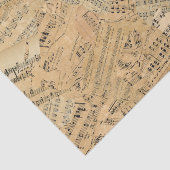 Papier Mousseline Pièces de musique Vintage ID389 (Détail)