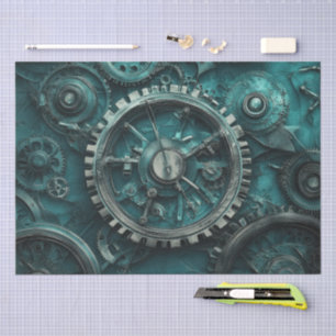 Papier Mousseline Pièces et mécanismes d'horlogerie Steampunk vintag
