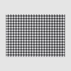 Papier Mousseline Pied-de-poule moderne noir chez Emporiomoffa