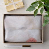 Papier Mousseline Pieds de bébé avec la marguerite (Cadeau)