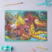 Papier Mousseline PIERO VIOLINIST / Soirée carnavalesque vénitienne (Artisanat)