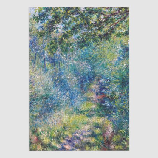 Papier Mousseline Pierre-Auguste Renoir - Chemin dans la Forêt