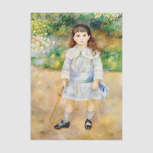 Papier Mousseline Pierre-Auguste Renoir - Enfant au fouet
