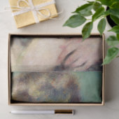 Papier Mousseline Pierre-Auguste Renoir - Femme avec chat (Cadeau)