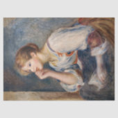 Papier Mousseline Pierre-Auguste Renoir - Femme avec une lettre (Recto)