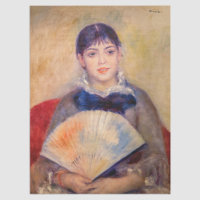 Pierre-Auguste Renoir - Fille avec un ventilateur