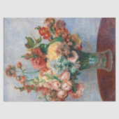 Papier Mousseline Pierre-Auguste Renoir - Fleurs dans un Vase (Recto)