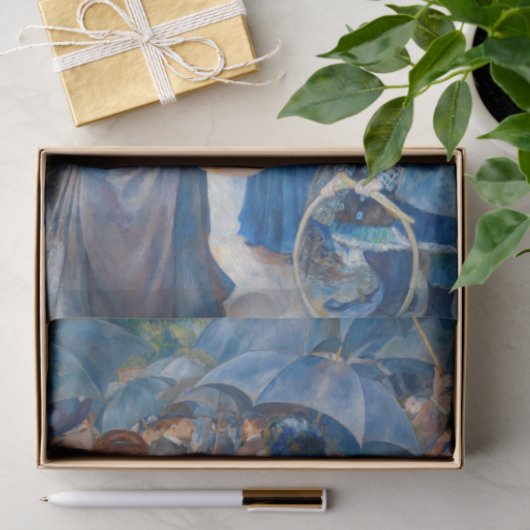 Papier Mousseline Pierre-Auguste Renoir - Les Parapluies (Cadeau)